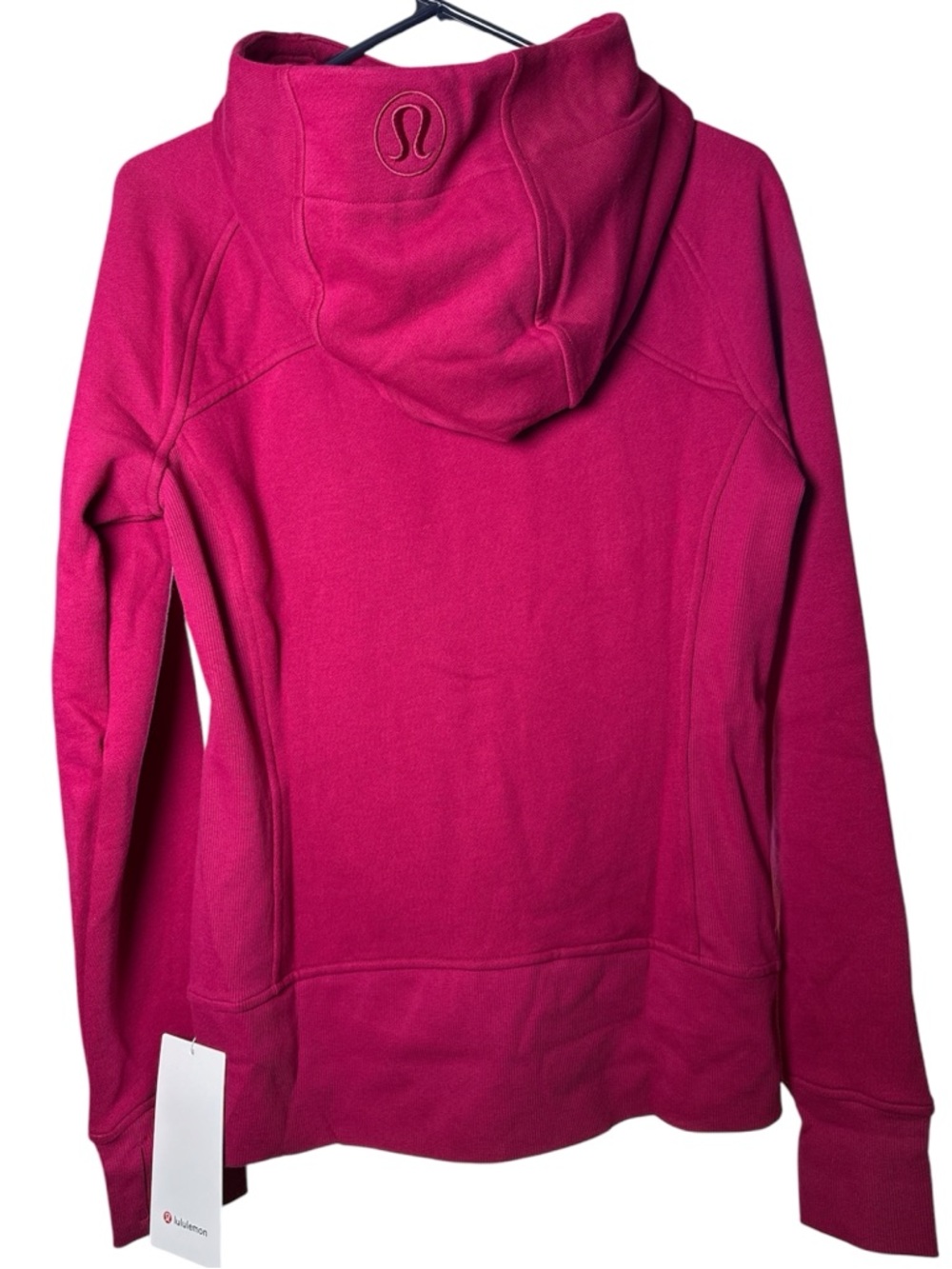 NWT Lululemon Scuba Hoodie Full Zip Berry Rumble / Gold – Size 8 - Picture 6 of 9
